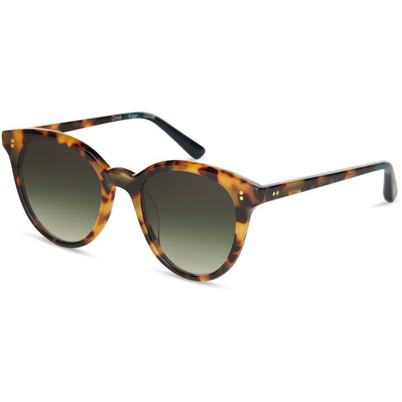 Toms - Aaryn Sunglasses in Blonde Tortoise/Olive Gradient